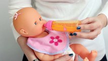 New Dress Nenuco Baby Doll Change Clothes Baby Born Car Seat Newborn Видео куклой для девочек