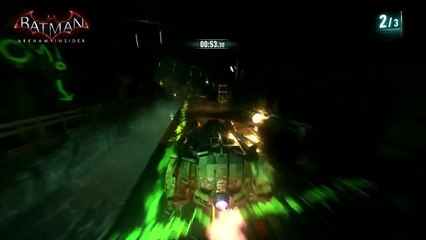 Batman Arkham Knight - Batmobile Race Gameplay