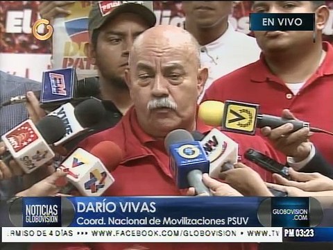 Vivas: Esperamos más de un millón de votantes en primarias del Psuv