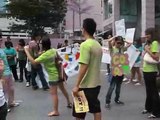 350 freeze and flash mob at Pavilion, Kuala Lumpur