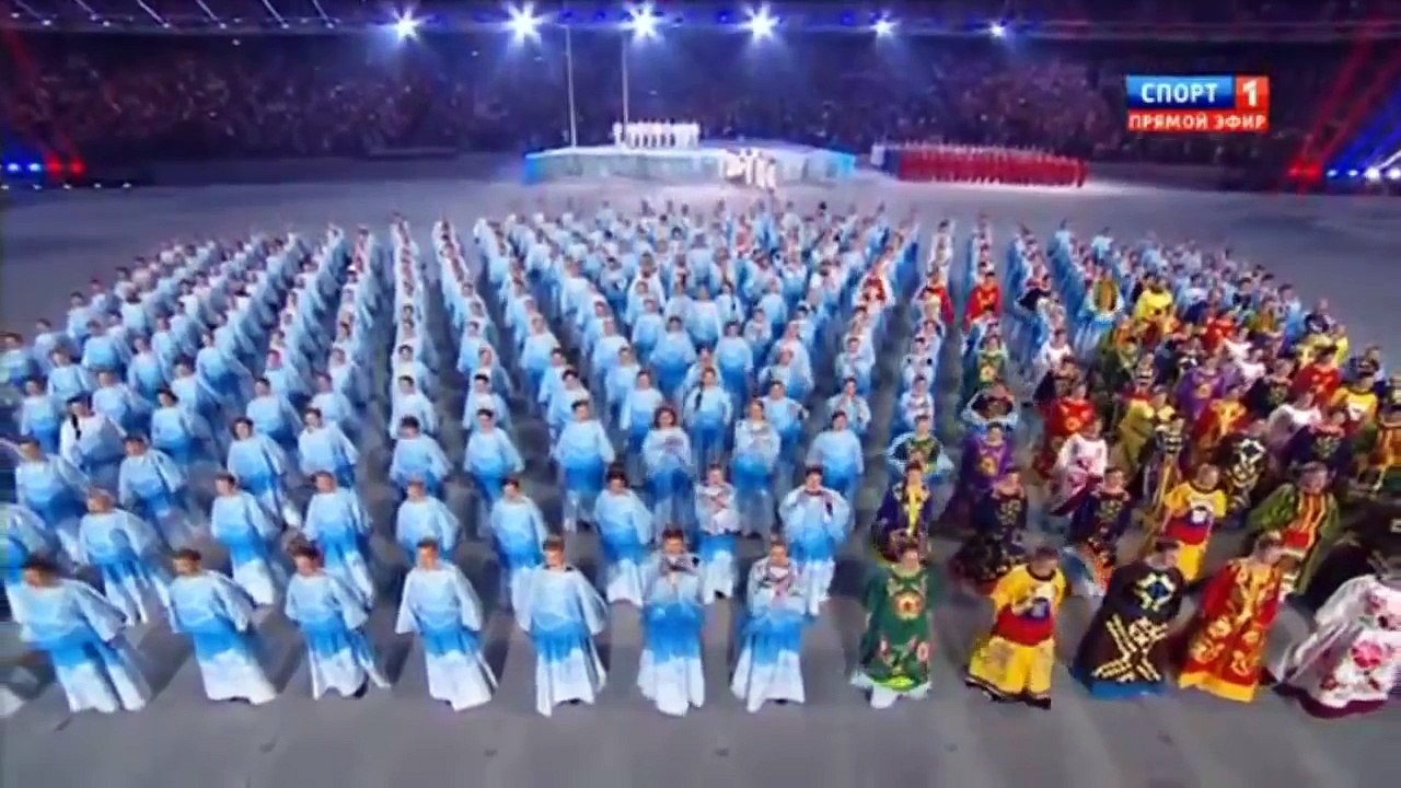 Россия выдержит все! Гимн РФ.Сочи 2014.