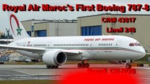Royal Air Maroc's First Boeing 787-8 (CN-RGB) first flight