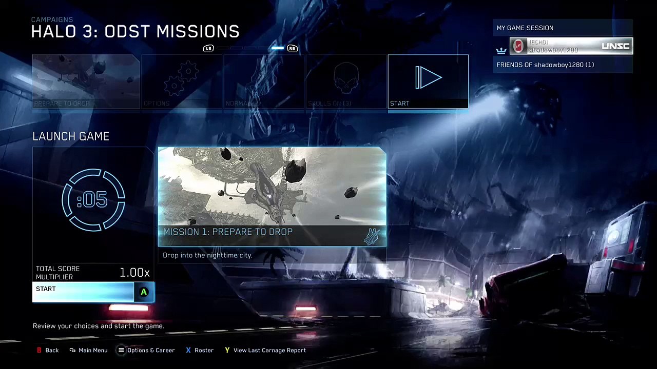 Halo 3: ODST - Xbox One First Gameplay - Raw Footage