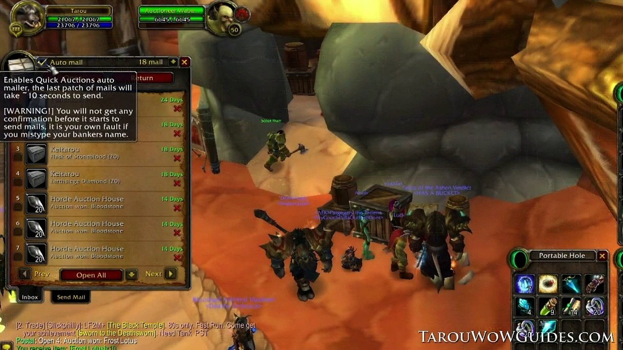 Quick Auctions 3 Addon Guide | Patch 3.3.3 | Tarou WoW Guides | World of Warcraft!