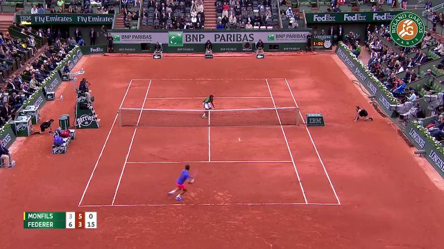 Gael Monfils 1-3 Roger Federer: Không có bất ngờ
