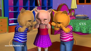 Three Little Kittens -u0026 Five Little Kittens Jumping on the Bed - 3D Rhymes -u0026 Songs for Children
