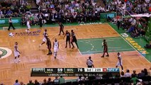 Rondo Fakes Behind the Back and Gets to the Rack