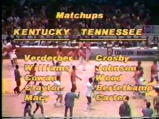 1979 SEC Basketball Championship- Kentucky vs. Tennessee