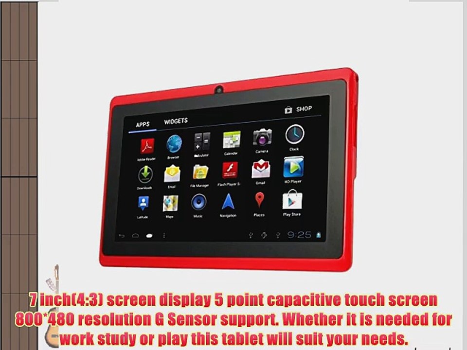 TooSell(TM) 7 Dual Core Google Android 4.2.2 Jelly Bean Tablet PC Dual Camera HD 800x480 Multi-Touch