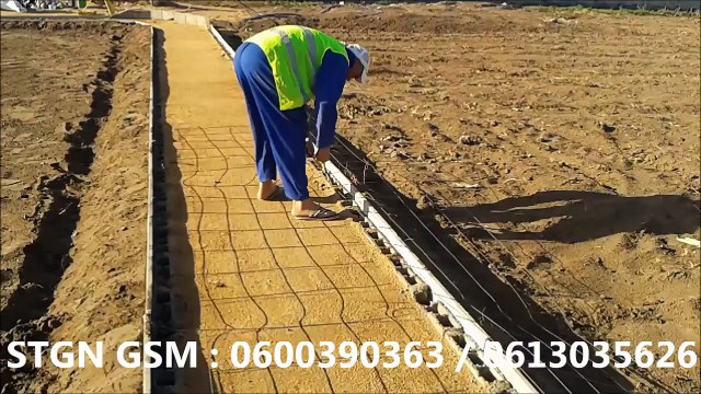 Chantier dallage industriel à Sidi Rahal +212665826705