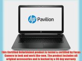 HP Pavilion 17-e103nr AMD Quad Core A8 8GB 1TB DVD 17.3 Win 8.1 (Certified Refurbished)