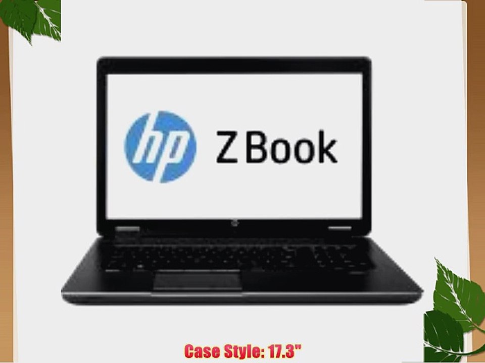 HP ZBook F2Q33UT 17.3 LED Notebook - Intel Core i7 i7-4700MQ 2.40 GHz - Graphite
