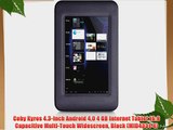Coby Kyros 4.3-Inch Android 4.0 4 GB Internet Tablet 16:9 Capacitive Multi-Touch Widescreen