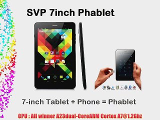 SVP? 7 Inch Dual Core Android 4.2.2 4GB Phone Tablet PC  Dual Sim Card  Dual Camera  HD Display