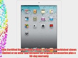 Apple iPad 2 MC980LL/A Tablet (32GB Wifi White) 2nd Generation (Certified Refurbished)