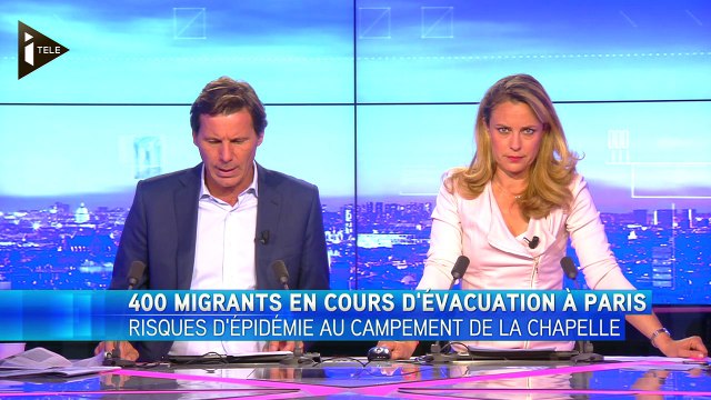 La police évacue le camp de migrants du métro La Chapelle