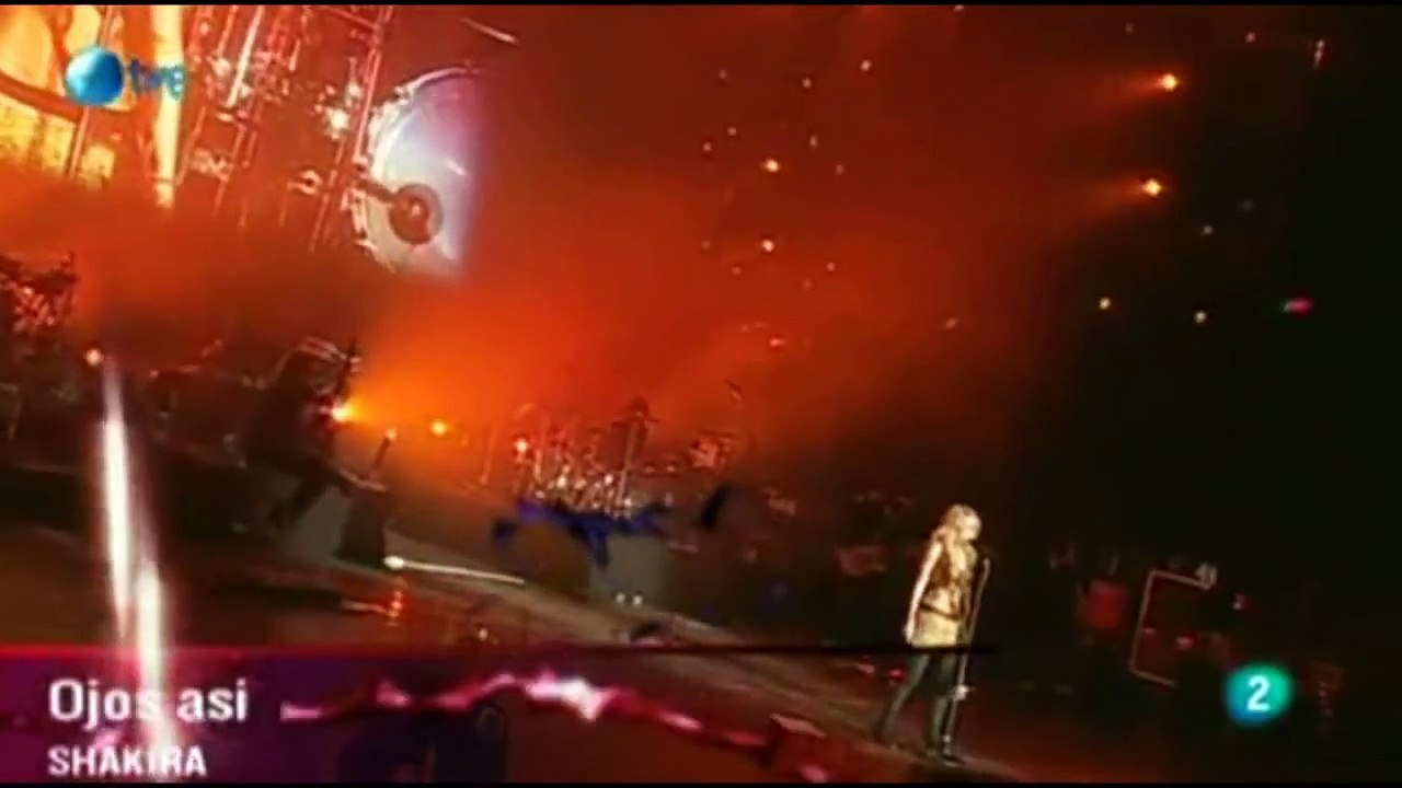 Rock in Rio 2010 ShaKira hipnotiza Madrid con Ojos Asi