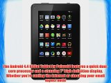 Polaroid A7BK 7 Android 4.4 KitKat 8GB Tablet With GOOGLE PLAY Dual-Core Dual Cameras