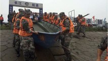 Chinese ship capsizes carrying 450 people