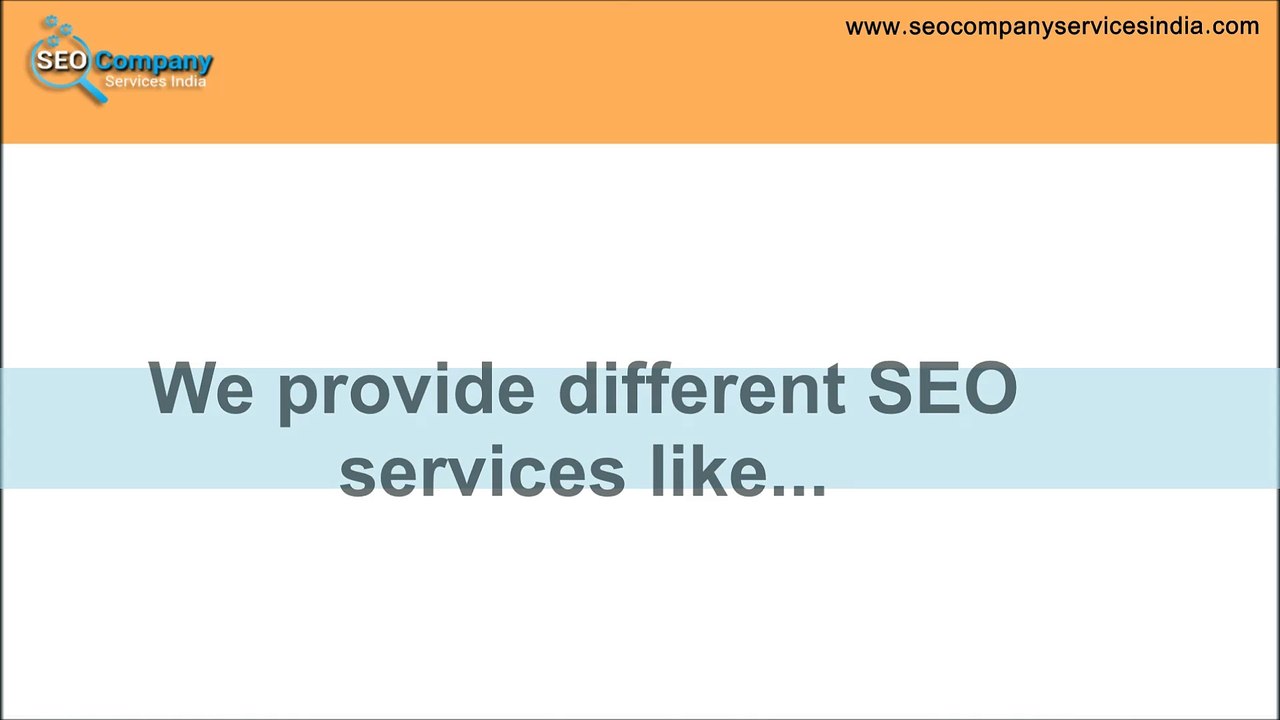 SEO INDIA- An leading seo company