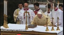 Pope Francis presides first Mass of his pontificate at Sistine Chapel