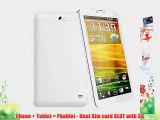 7 Phablet GSM Unlock PC Tablet 4GB Bluetooth Android Dual Camera WiFi HDMI   Calling Option