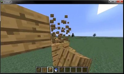 Minecraft, como hacer un tobogán de agua