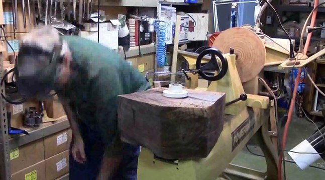 Rough Woodturning & Alcohol Soaking Wet Walnut Bowl