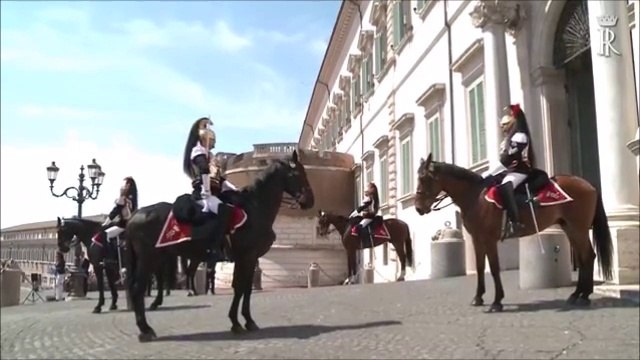 Roma - Cambio solenne Guardia d'Onore, Presidenza Repubblica