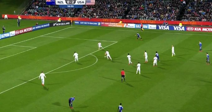 Paul Arriola Goal 0:3 | New Zealand v. USA - FIFA U20 World Cup 02.06.2015