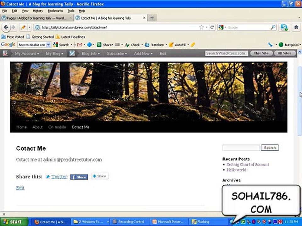 How to make website on Wordpress in Urdu Lessson 21