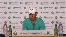 Rafael Nadal Press conference / R4 RG 2015 (in Spanish)