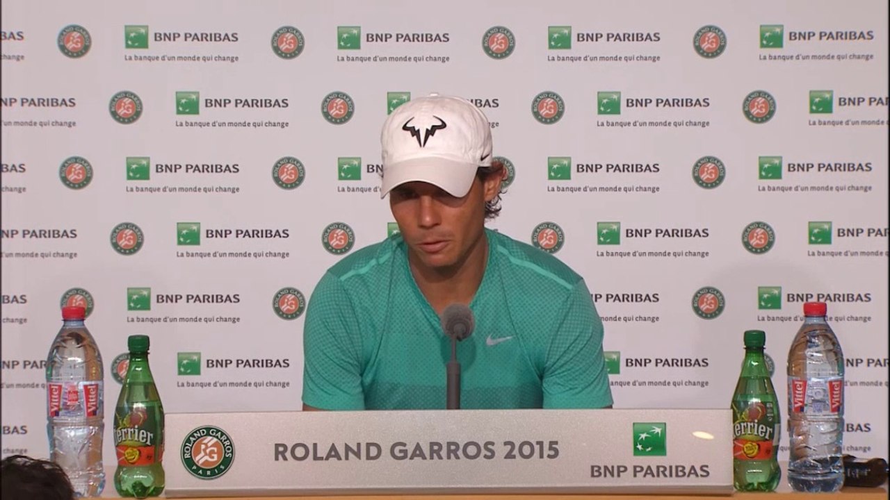 Rafael Nadal Press conference / R4 RG 2015 (in Spanish)
