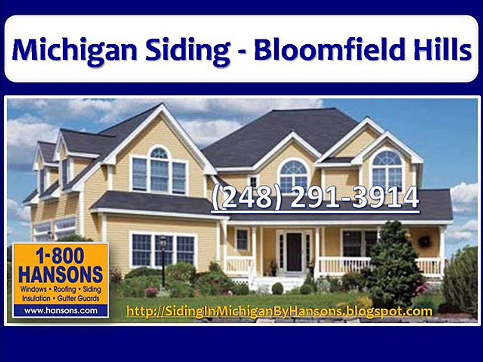 Michigan Siding (248) 291-3914 - Bloomfield Hills