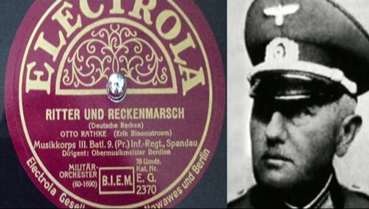 Ritter und Reckenmarsch Rathke Musikkorps III. Batl. 9 (Pr.) Inf.-Regt. Spandau Adolf Berdien