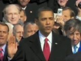Barack Obama sworn in / the 44th President / inauguration / oath of office January 20 2009