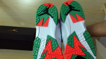 Authentic Air Jordan 7 Verde GS