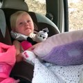 Really Amazing Cute little girl gets to see clip of her favorite song. Hd Video