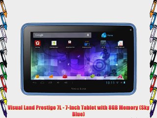 Visual Land Prestige 7L - 7-Inch Tablet with 8GB Memory (Sky Blue)