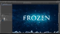 Photoshop Tutorial - Snow Painting and Ice Texturing for Your Text Effect