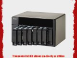 QNAP TS-851 8-Bay Diskless Network Attached Storage with HDMI output DLNA AirPlay Plex and