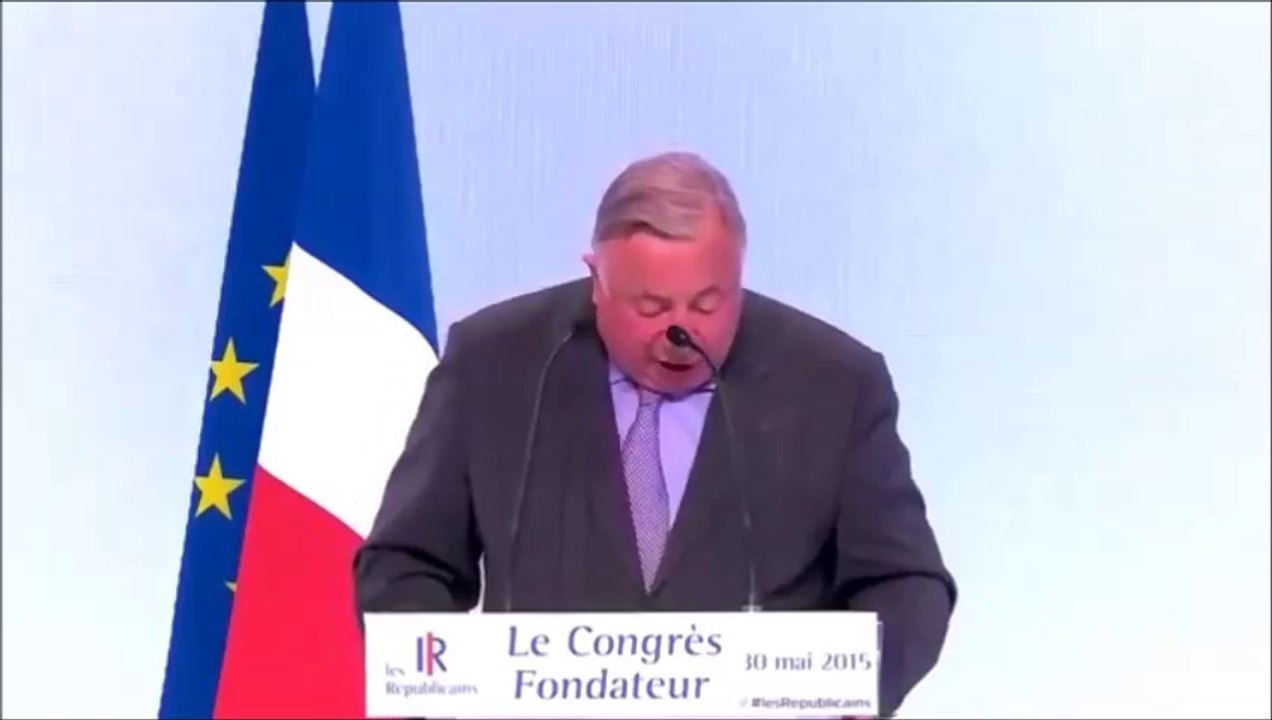 Intervention de Gérard Larcher lors du Congrès de fondation du mouvement les Républicains