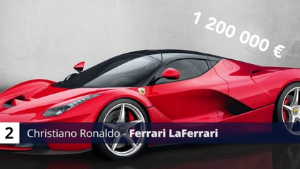 TOP 10 des voitures de joueurs  les plus chères