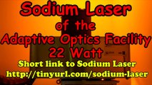 Sodium laser of the Adaptive Optics Facility (22 Watt)