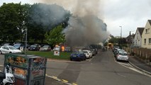 Incendie camping car Caen
