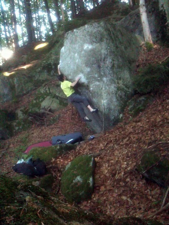 BLOC Chamonix (bloc médonnet "boule" 7B/7B+)