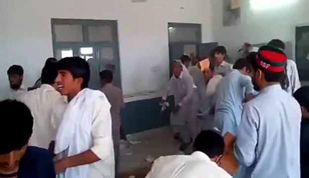 PTI worker's destroying a polling station, Video from inside the Polling station : LG Elections KPK