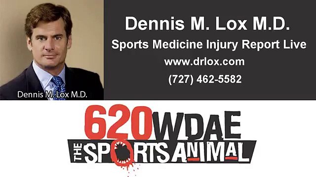 620 WDAE iHeart Radio Sports Injury Dr. Lox II 04-30-2015