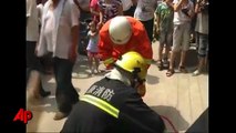Raw Video: Chinese Boy Stuck Between 2 Walls