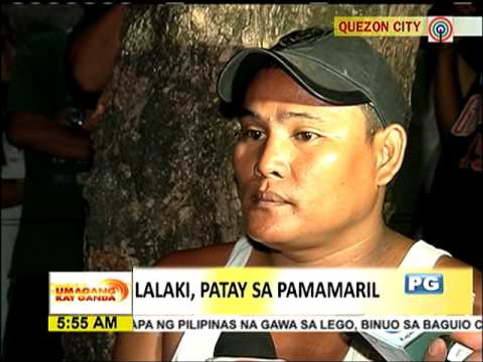 Construction worker pinagbabaril sa QC
